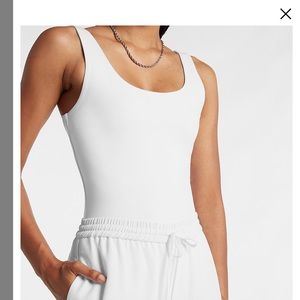 Express Body Contour Scoop Neck Thong Bodysuit